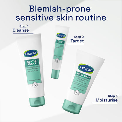 Cetaphil Gentle Clear Triple-Action Blemish Serum 30ml, with 0.5% Salicylic Acid and Niacinamide for Blemish-prone Sensitive Skin, Packaging May Vary