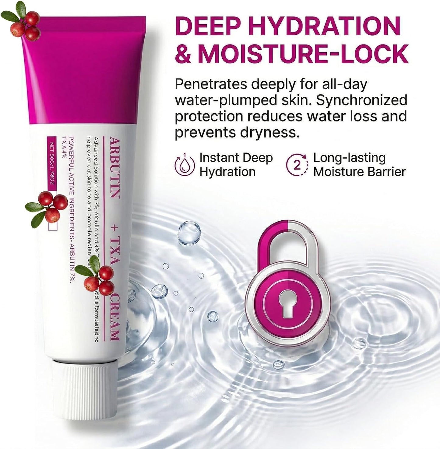 Arbutin Brightening Moisturiser | Dark Spot Corrector & Face Cream for Uneven Skin Tone | Hydrating Niacinamide Daily Lotion for Radiance & Glow | Lightweight & Non-Greasy