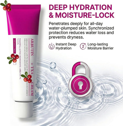 Arbutin Brightening Moisturiser | Dark Spot Corrector & Face Cream for Uneven Skin Tone | Hydrating Niacinamide Daily Lotion for Radiance & Glow | Lightweight & Non-Greasy