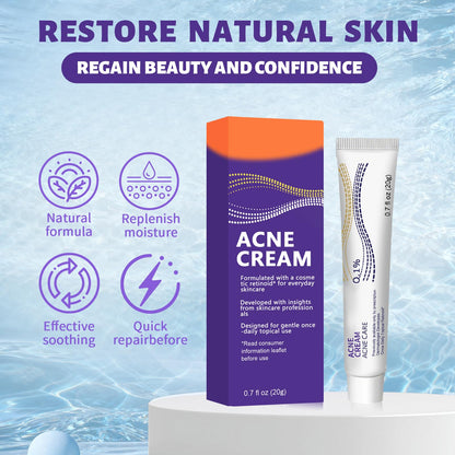 Acne Cream 20g, Spot cream, Reduces Pimples, Blemishes & Blackheads , Oil Control& Redness Relief, Providing soothing, Gentle Care for skin