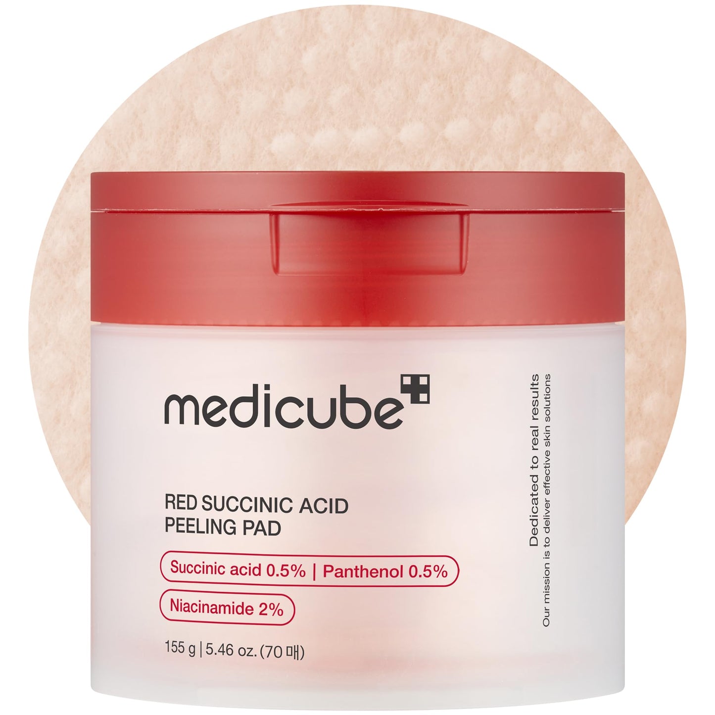 medicube Zero Pore Pads 2.0, Dual-Textured Facial Toner Pads for Exfoliation and Pore Care with 4.5% AHA Lactic Acid & 0.45% BHA Salicylic Acid, Ideal for All Skin Types, Korean Skin Care (70 units)