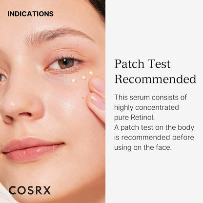 COSRX The Retinol 0.1 Cream, Korean Anti-Aging Face Cream with Retinol for Fine Lines, Wrinkle Reduction, Skin Renewal, Firming, and Brightening, Safe for Eye and Neck Area, Korean Skincare 20ml
