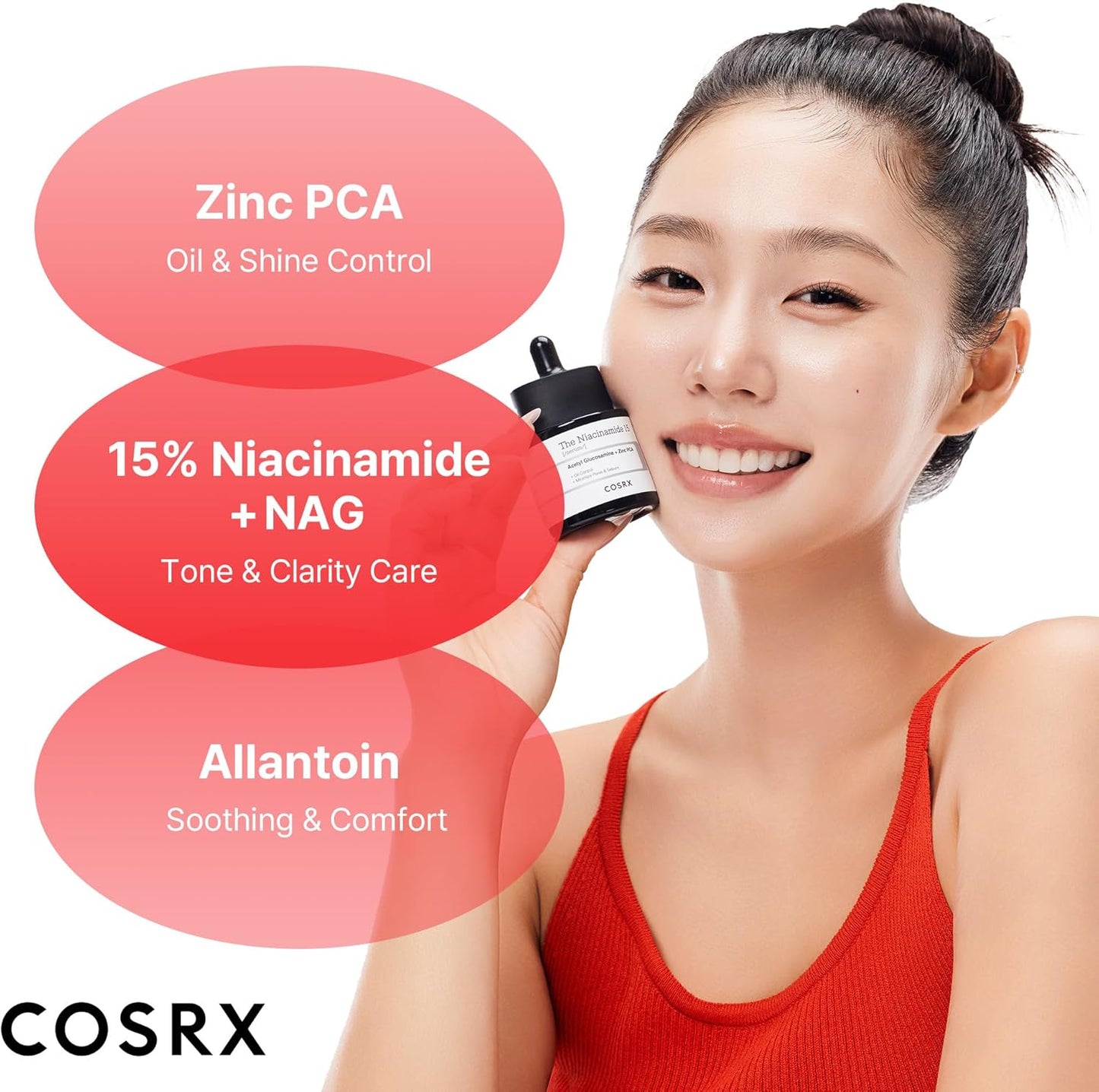 COSRX Niacinamide 15% Face Serum, Minimizing Pores & Sebums, Blemish Treatments for Discoloration, Dark Spots, Enlarged Pores, Anti-aging, 0.67 fl.oz / 20 ml, Animal Testing-Free