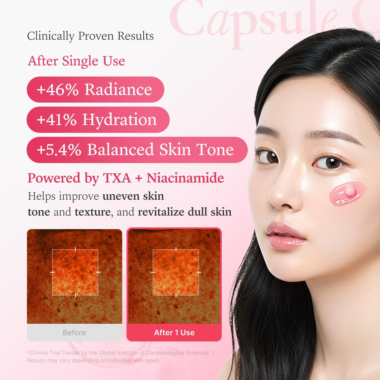 medicube Deep Vitamin C Golden Capsule Face Moisturiser - Liposome Capsules For Wrinkles, Skin Radiance - Transparent Gel for Glow Hydration - Korean Skin Care 1.94 oz