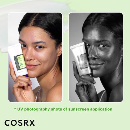 COSRX Aloe Soothing Sun Cream SPF 50+++, Daily Hydrating Sunscreen for Dry Sensitive Skin, UVA&UVB Protection, No White Marks, Sun Moisturiser, Korean Sunscreen, Korean Skincare