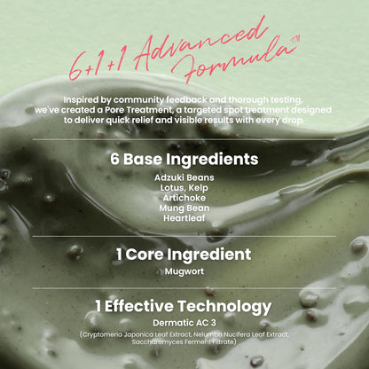 AXIS-Y Mugwort Pore Clarifying Wash Off Pack Face Exfoliator Targets Clogged Pores, Whitehead & Blackhead Remover Vegan Korean Skin Care Glass Skin Clay Mask 3.38 Fl. Oz.