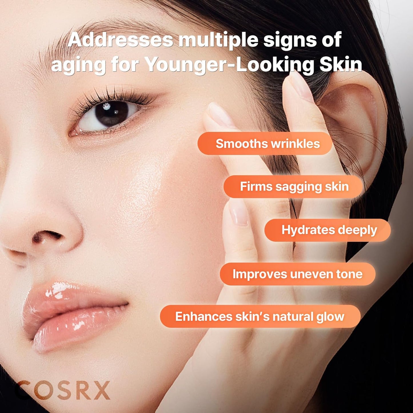 COSRX 5 PDRN Collagen Intense Vitalizing Serum for Face with 5 PDRN & Low Molecular Collagen, Glow serum for Skin Firming, Boosting and Viatalizing, 100ml, Korean Skincare