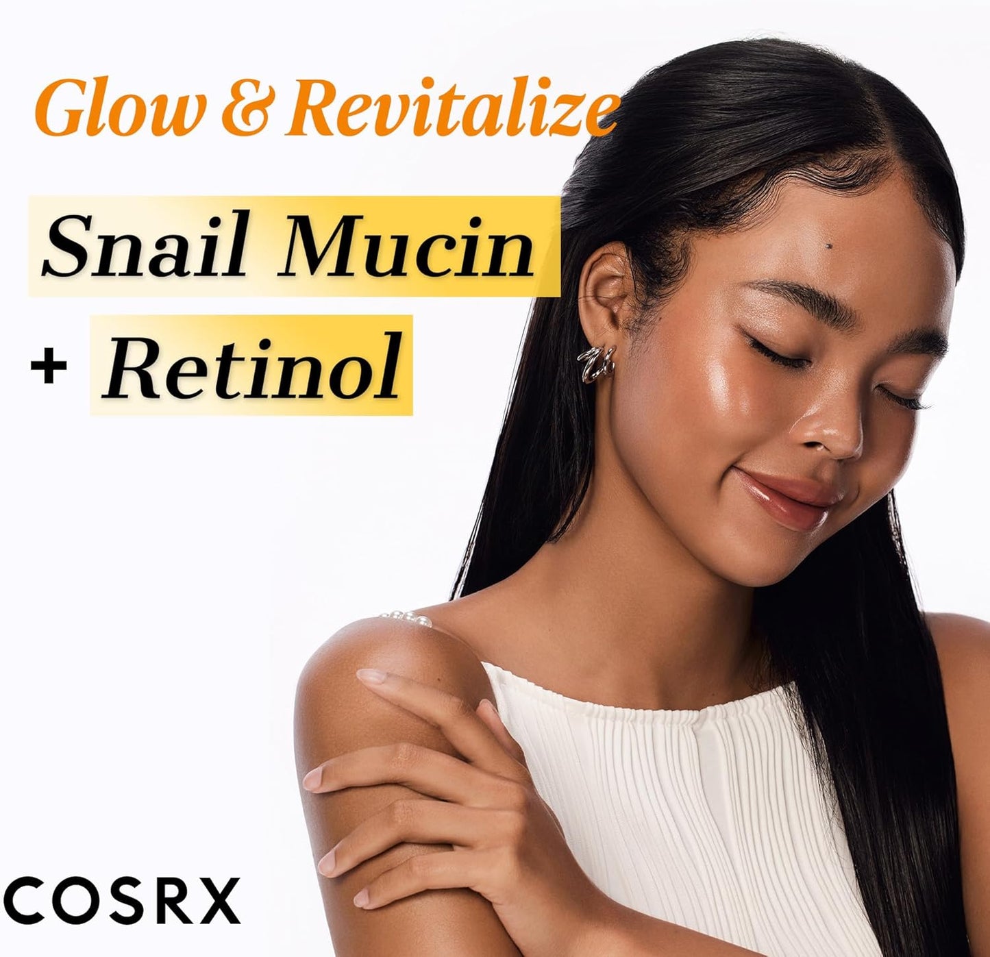 COSRX Glass Skin Starter Set, Amazon Exclusive, Advanced Snail 96% Mucin Power Essence & Retinol 0.1% Cream Mini Sample, Daily Hydrating & Firming Korean Skin Care Kit, Gift Set