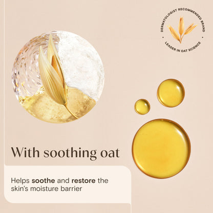 Aveeno Daily Moisturising Body Wash, With Soothing Oat, Suitable For Sensitive Skin, Gently Cleanses and Nourishes, Soap-Free, Lightly Scented, 300ml