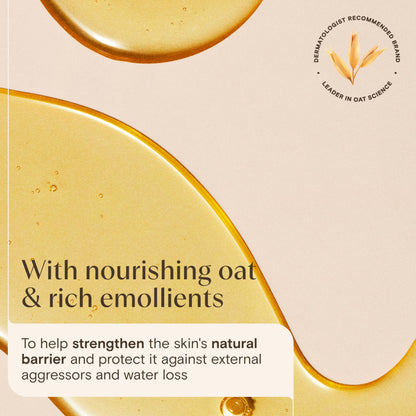 Aveeno Daily Moisturising Body Wash, With Soothing Oat, Suitable For Sensitive Skin, Gently Cleanses and Nourishes, Soap-Free, Lightly Scented, 300ml