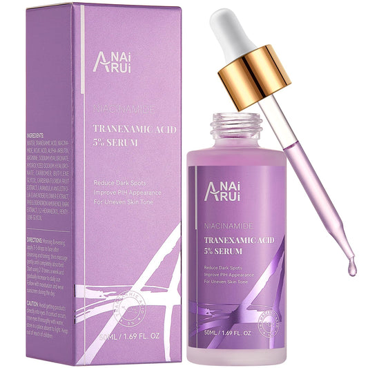 ANAiRUi Tranexamic Acid Serum, Dark Spot Correcting Serum with Tranexamic Acid + Hyaluronic Acid + Niacinamide, Targets Hyperpigmentation, Even Skin Tone, 30 ml