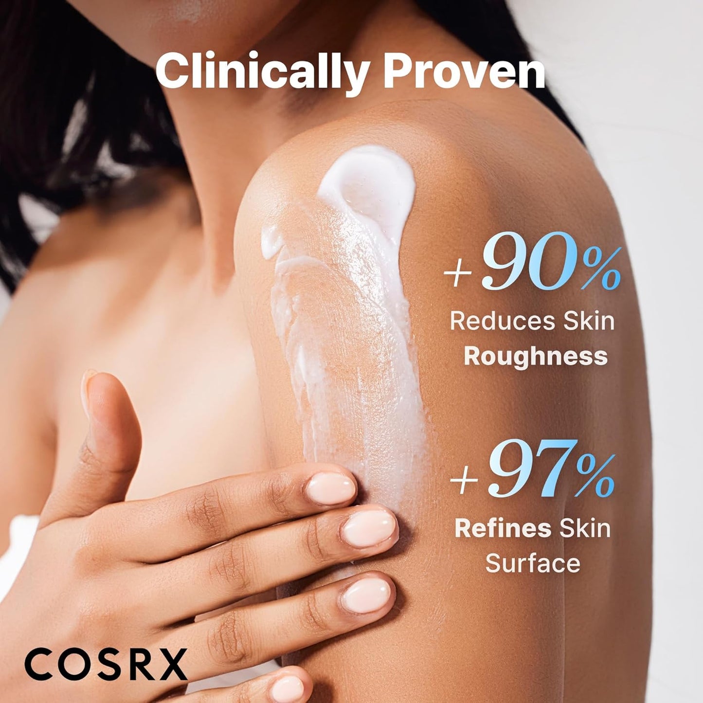 COSRX Skin Barrier Moisturising Body Cream 450ml Ceramide & Hyaluronic Acid Body and Face Cream for Dry Skin, Fragrance Free Hydrating Lotion, Korean Skincare