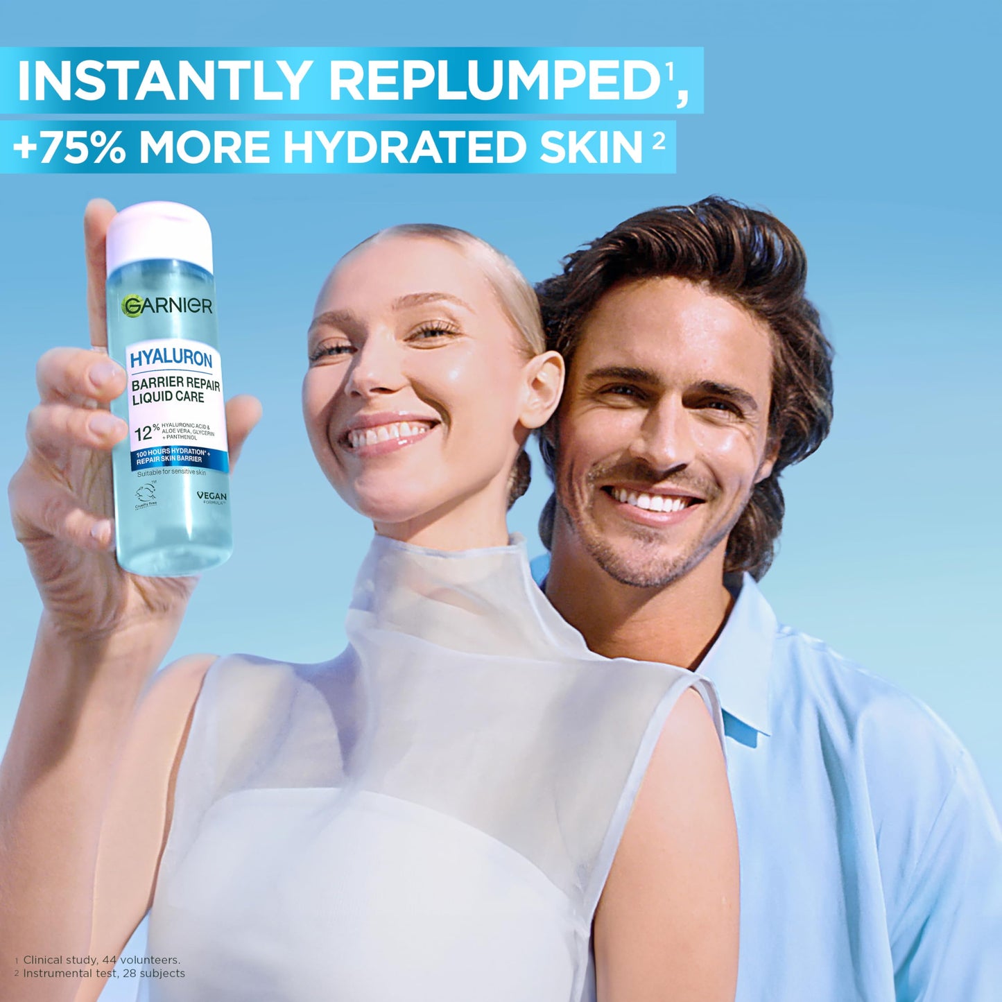 Garnier SkinActive Hyaluronic Acid Super Serum, Replumps & Hydrates, Strengthens Skin Barrier, With 3%/4% Hyaluronic Acid, Aloe Vera & Glycerin, 30ml, Packaging May Vary