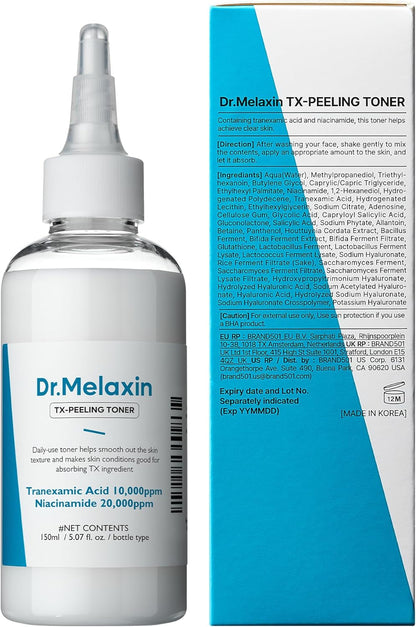 Dr.Melaxin Tx Peeling Toner 5.07 fl oz (Pack of 1) White