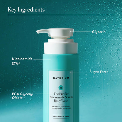 Naturium The Smoother Glycolic Acid Exfoliating Body Wash, Soft & Smoothing Cleanser | 16.9 FL OZ / 500 ML