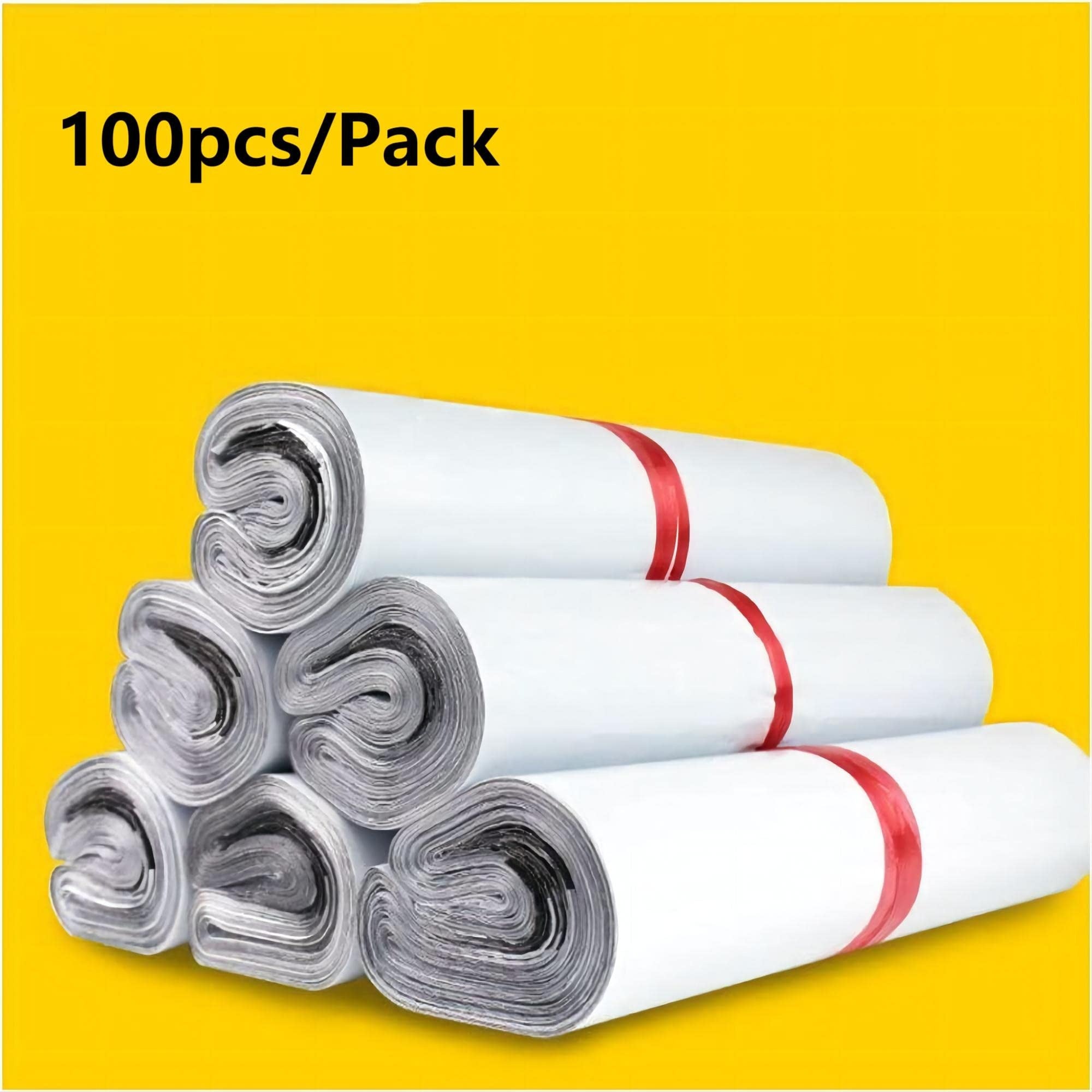 1 0 0 PCS Mailing Postal Express Bags, PE Material Seal Pack Packaging Postage Mail Sacks Envelopes Mailers,20X30cm