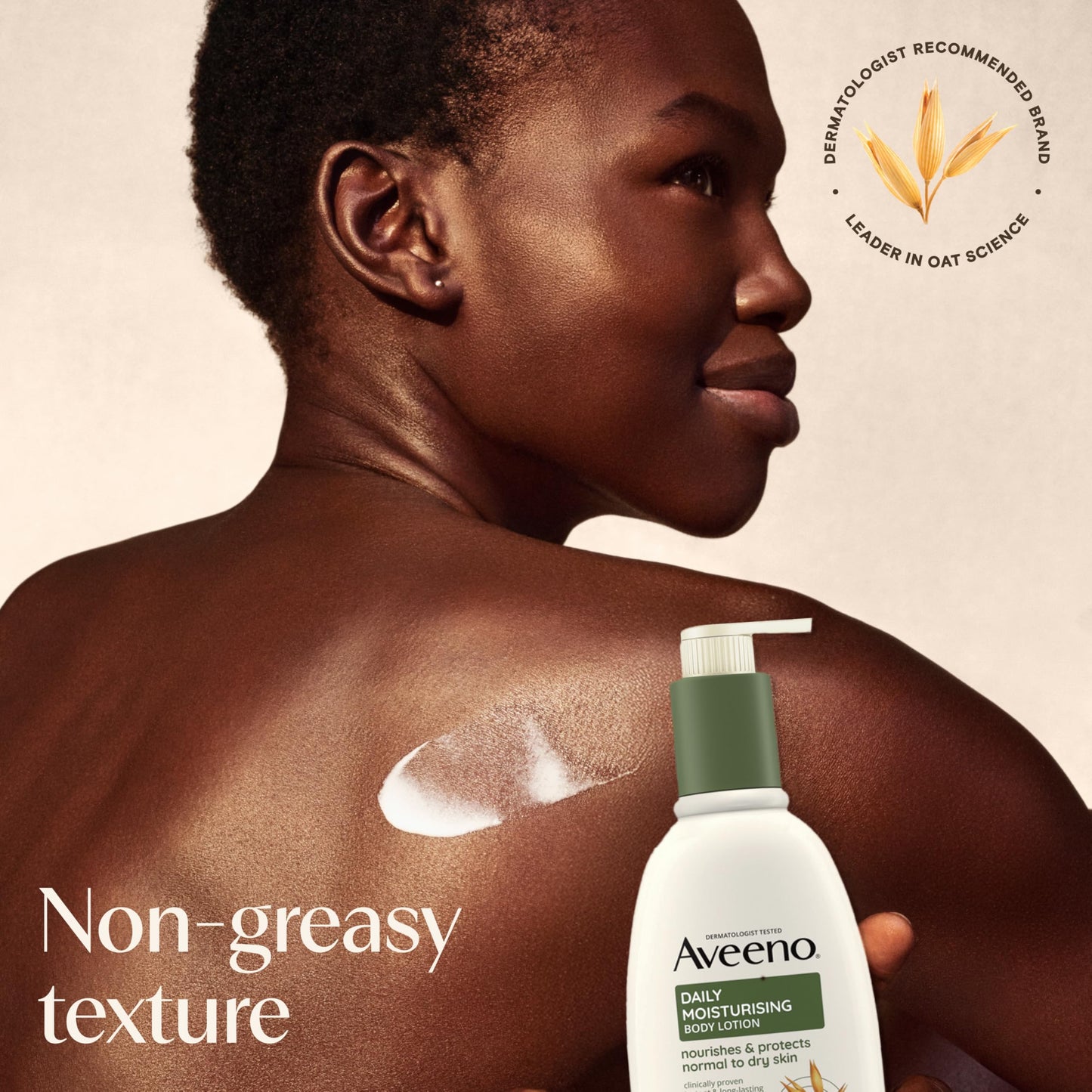 Aveeno Daily Moisturising Body Wash, With Soothing Oat, Suitable For Sensitive Skin, Gently Cleanses and Nourishes, Soap-Free, Lightly Scented, 300ml