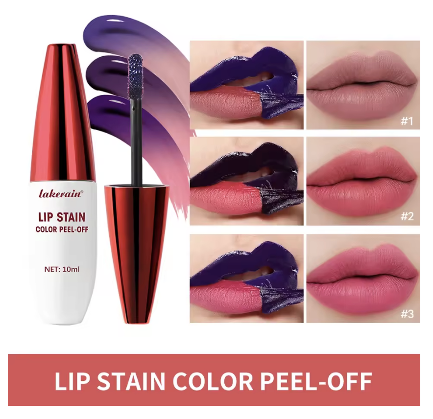 10ml Waterproof Lip Stain Peel Off Tattoo Lipstick